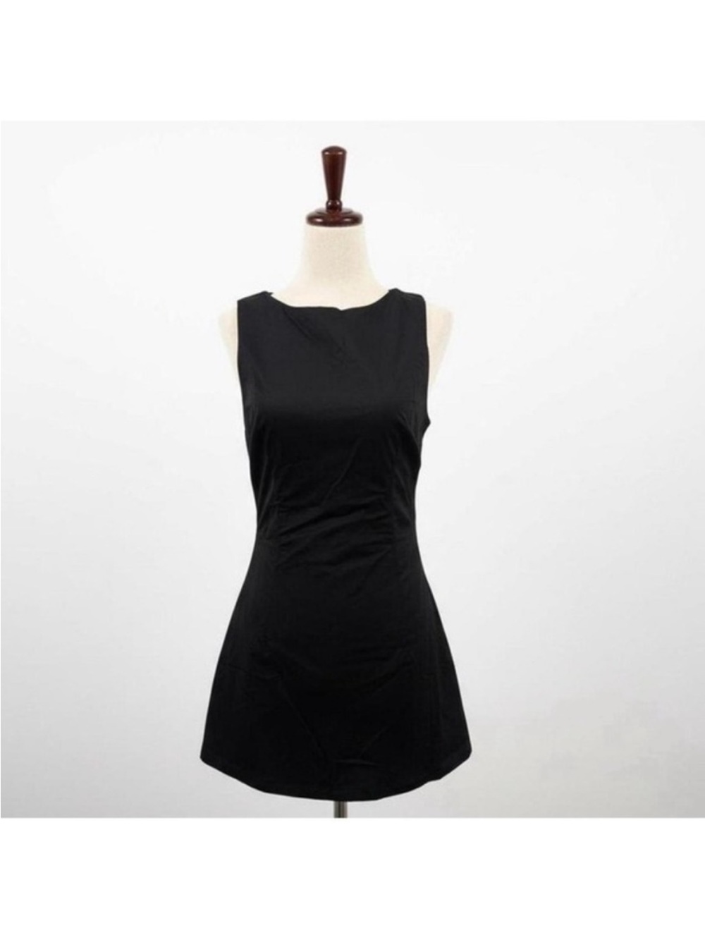 Princess Polly Black Sleeveless Ruched Mini Dress - Picture 5 of 6